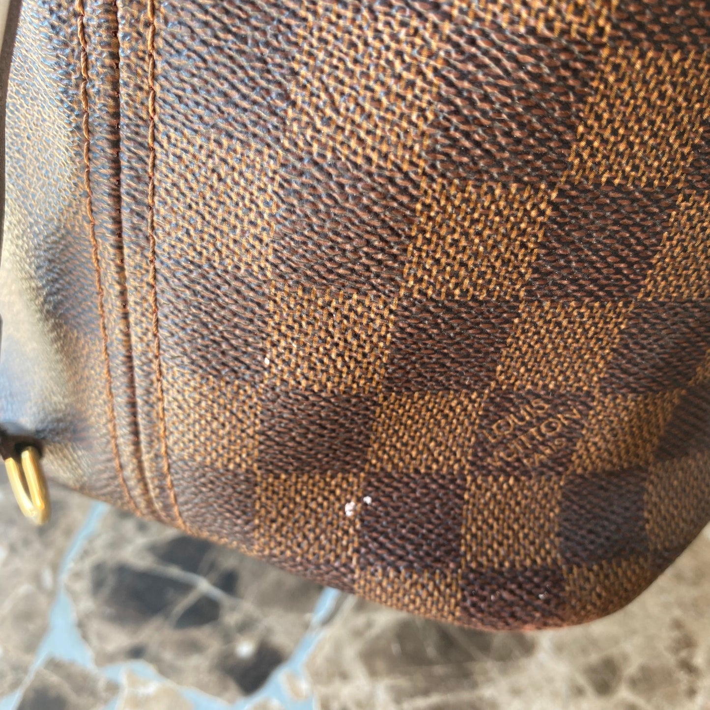 Louis Vuitton Damier Ebene Neverfull MM Tote