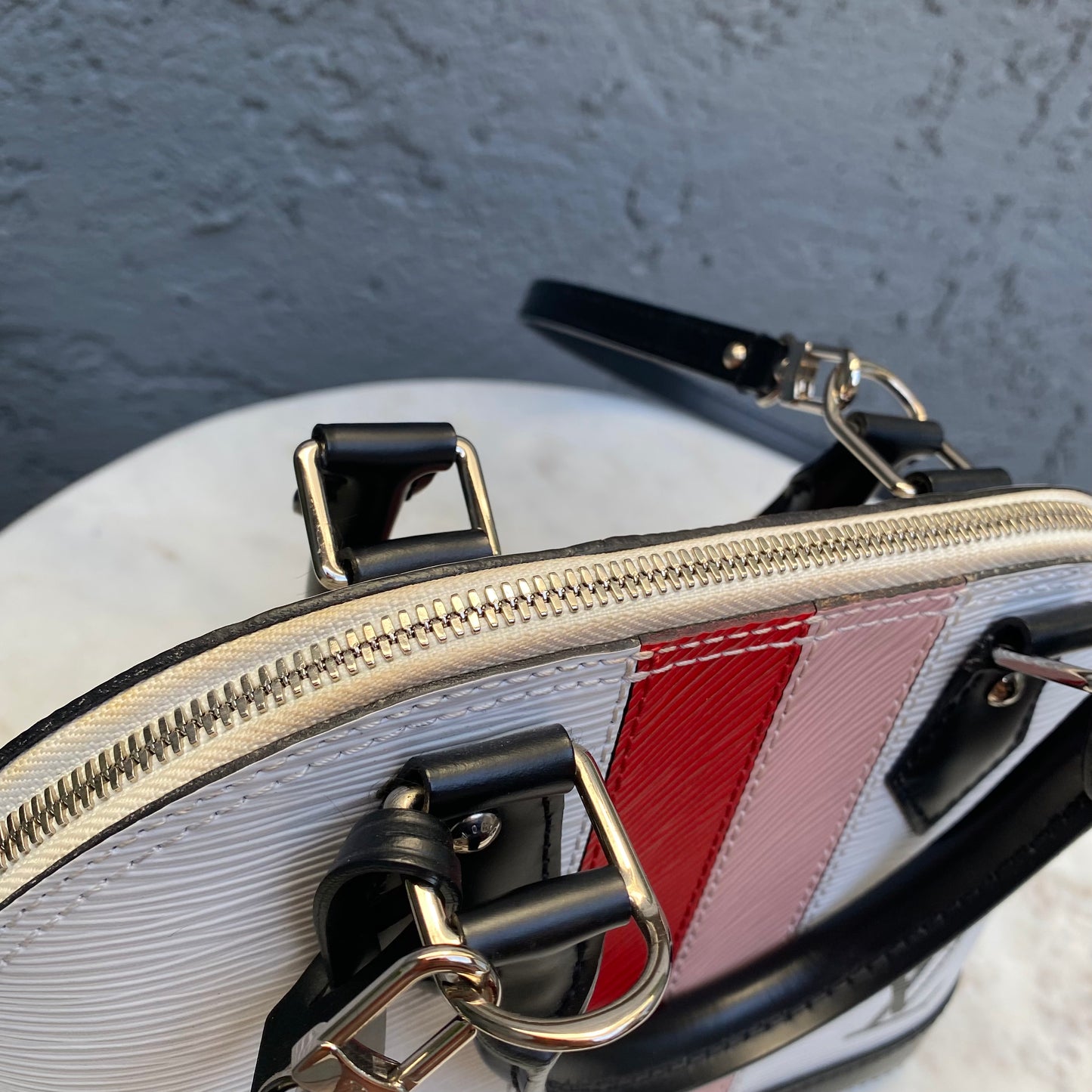 Louis Vuitton Epi Stripe Alma BB