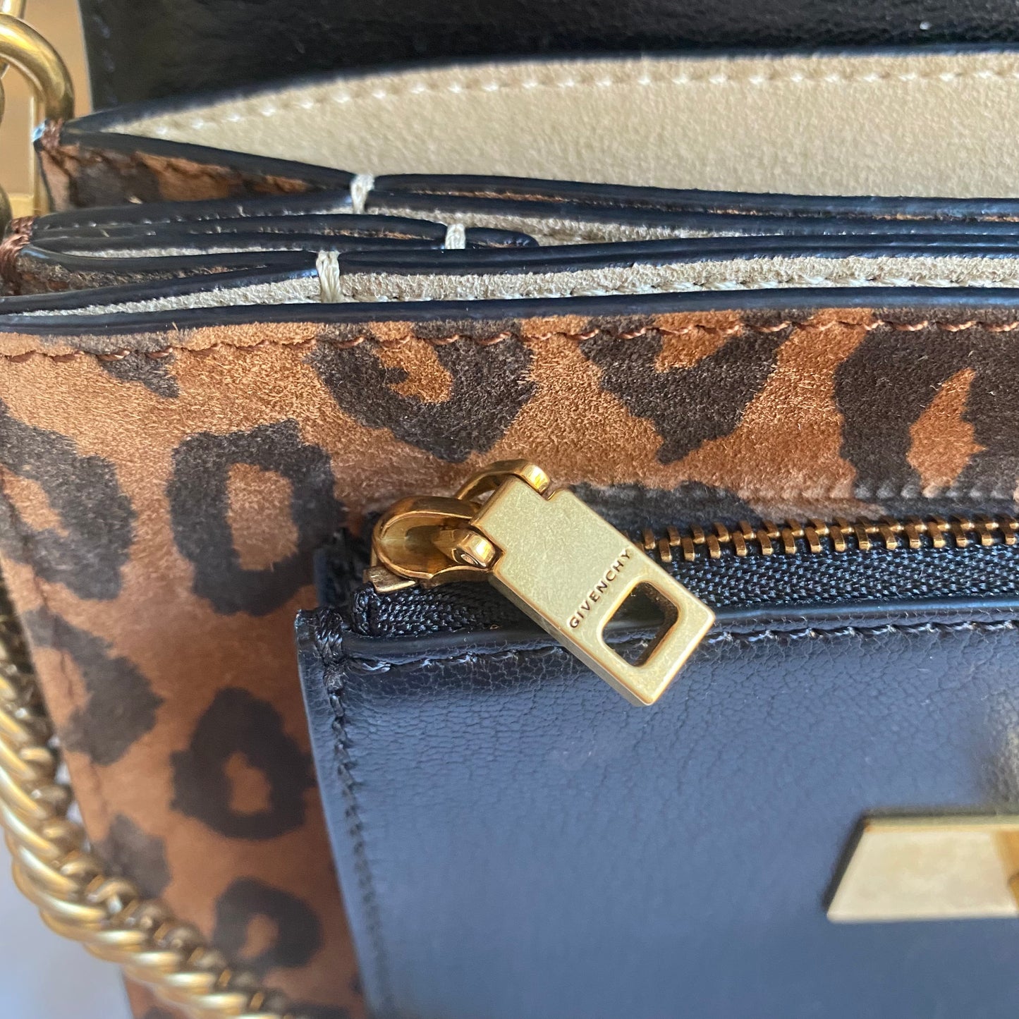 Givenchy GV3 Leopard Crossbody