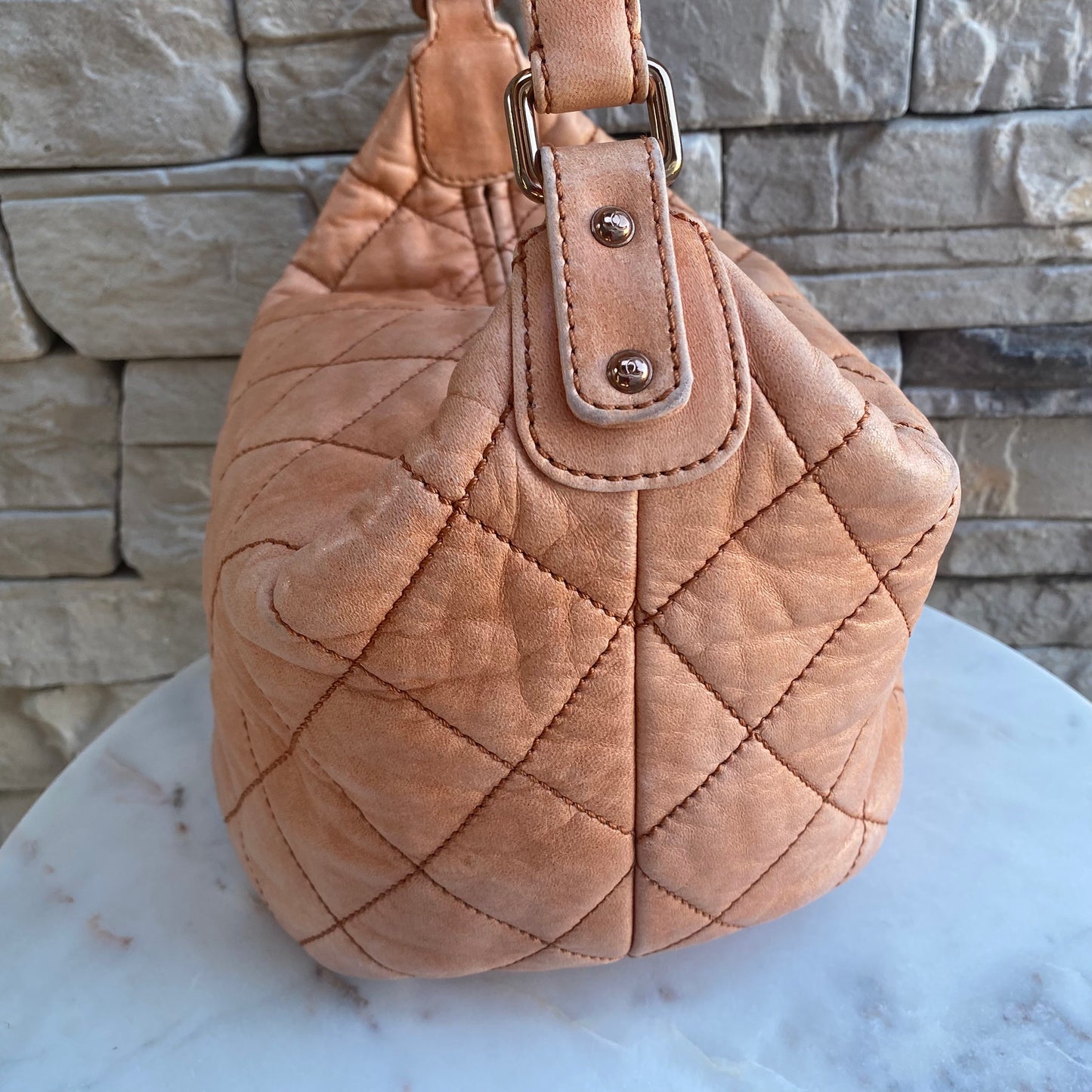 Chanel Cloudy Leather Hobo