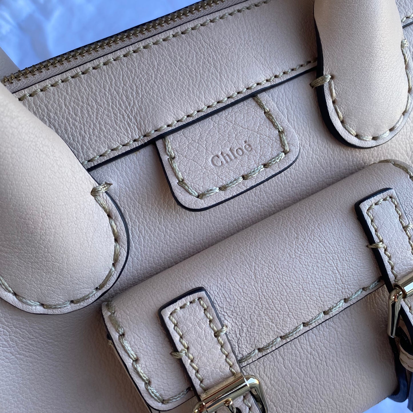 Chloe Mini Edith Leather Satchel Shoulder Bag