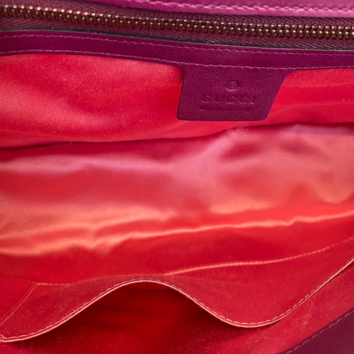 Gucci Velvet Matelasse Medium GG Marmont Shoulder Bag