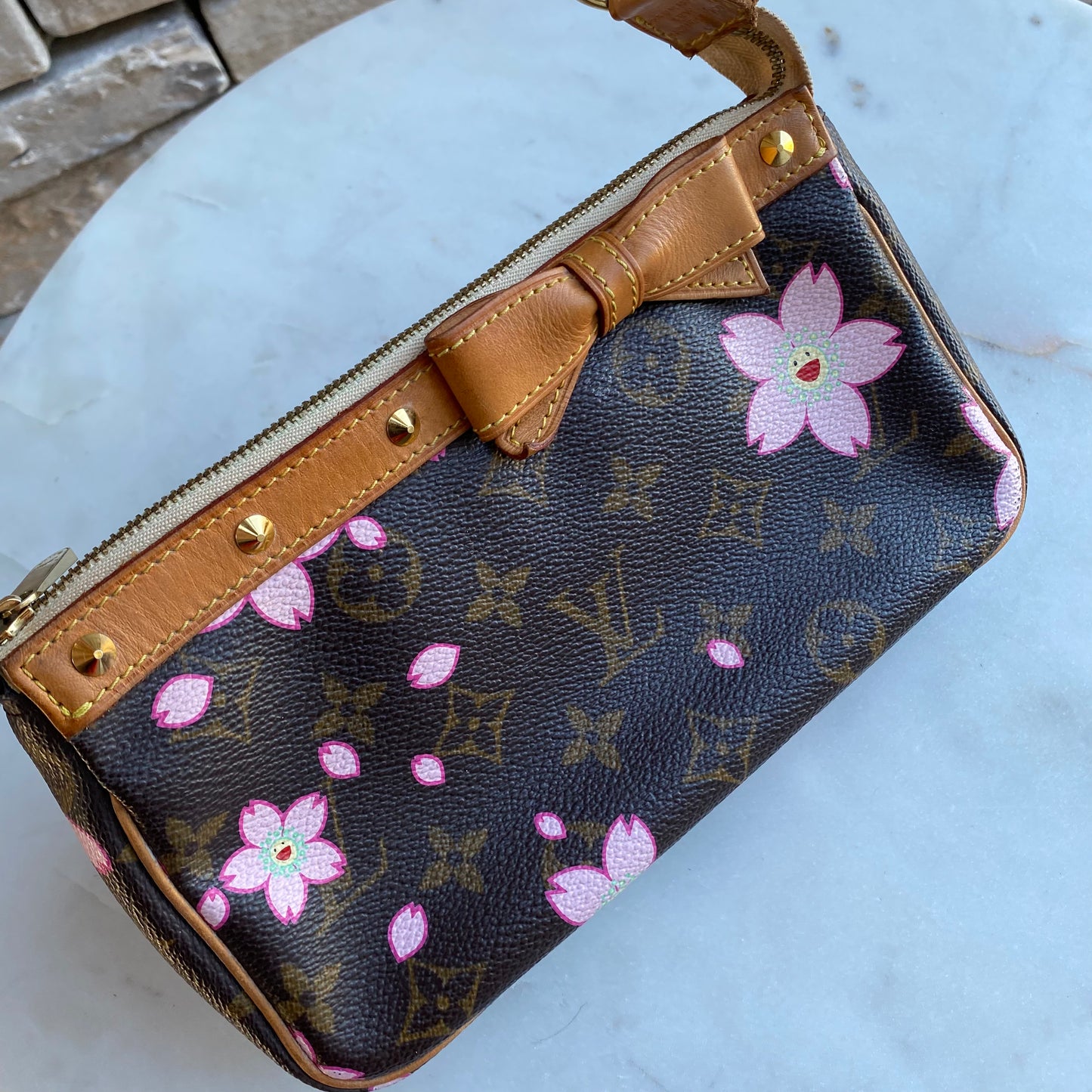 Louis Vuitton Murakami Vintage Cherry Blossom Pochette