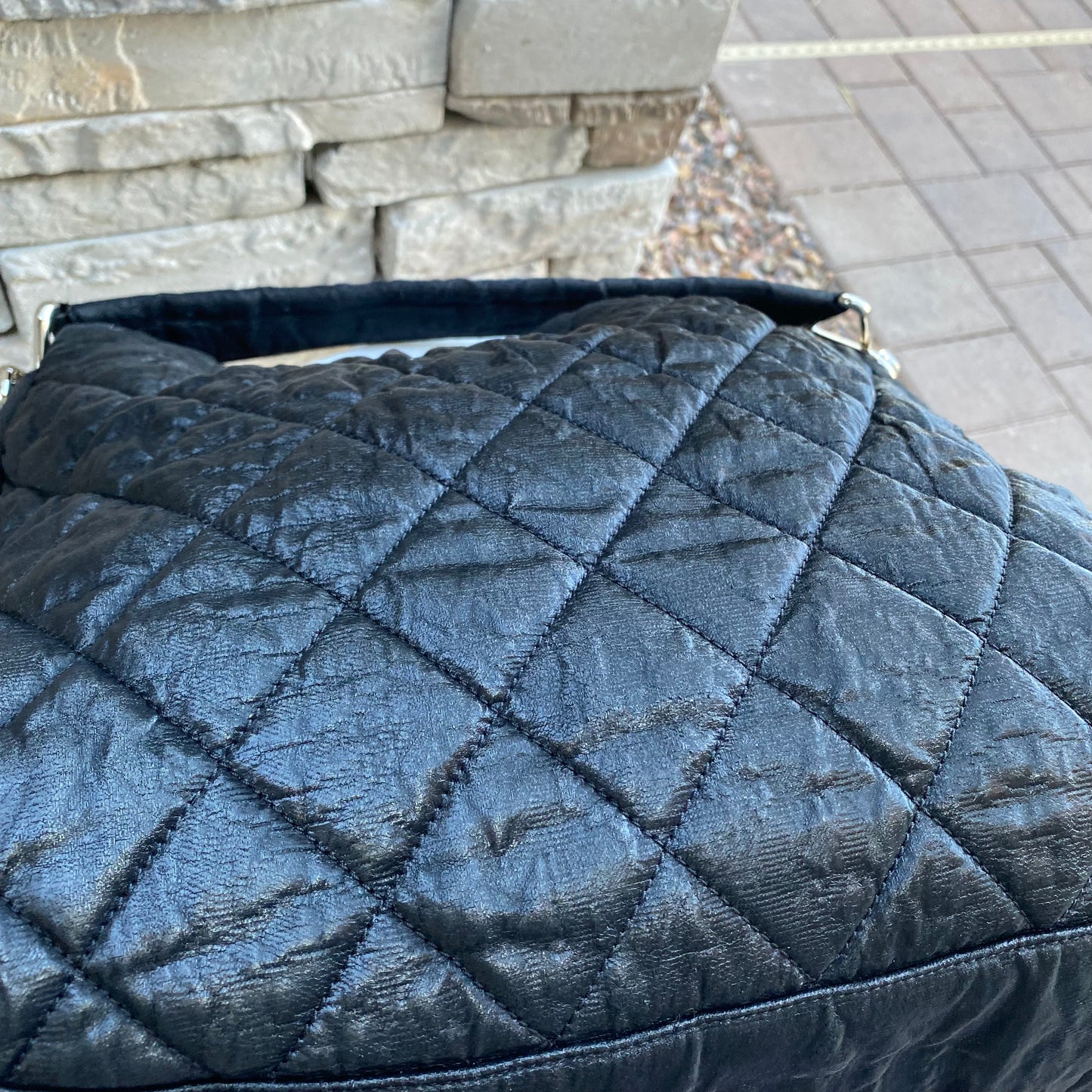 Chanel Le Marais Coated Canvas Hobo