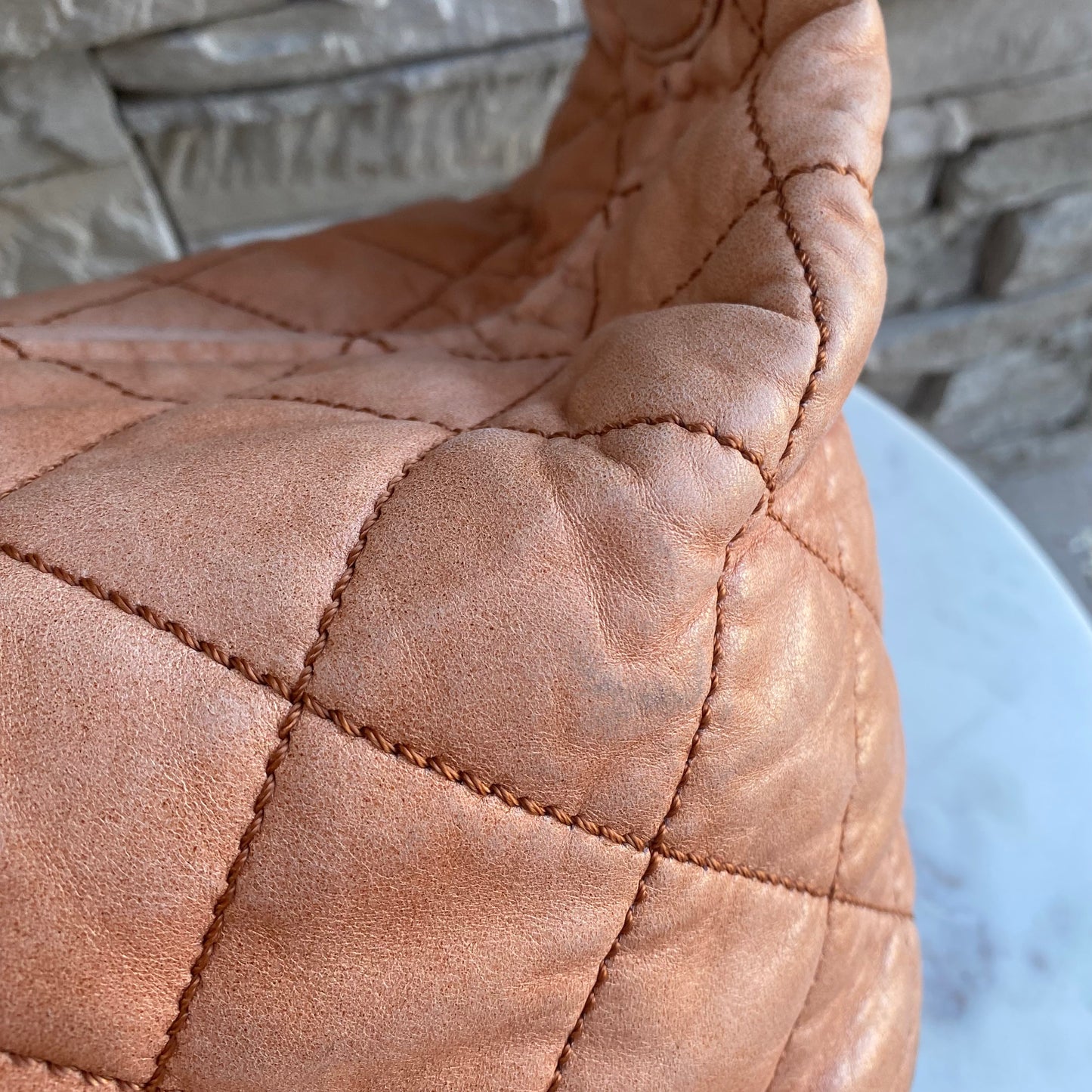 Chanel Cloudy Leather Hobo