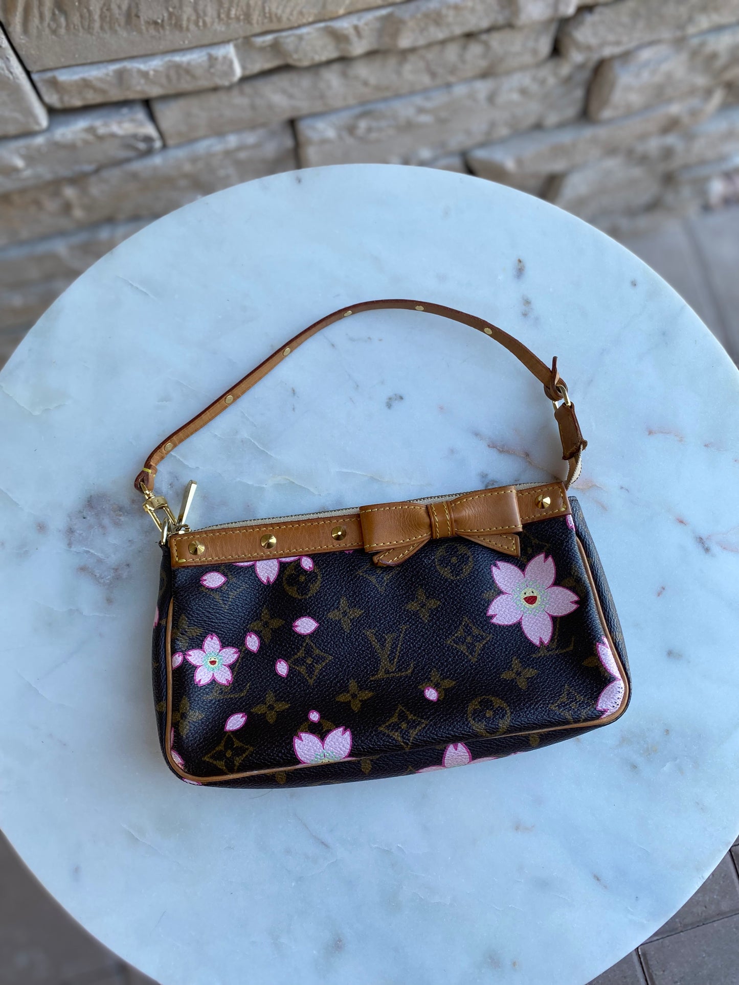 Louis Vuitton Murakami Vintage Cherry Blossom Pochette