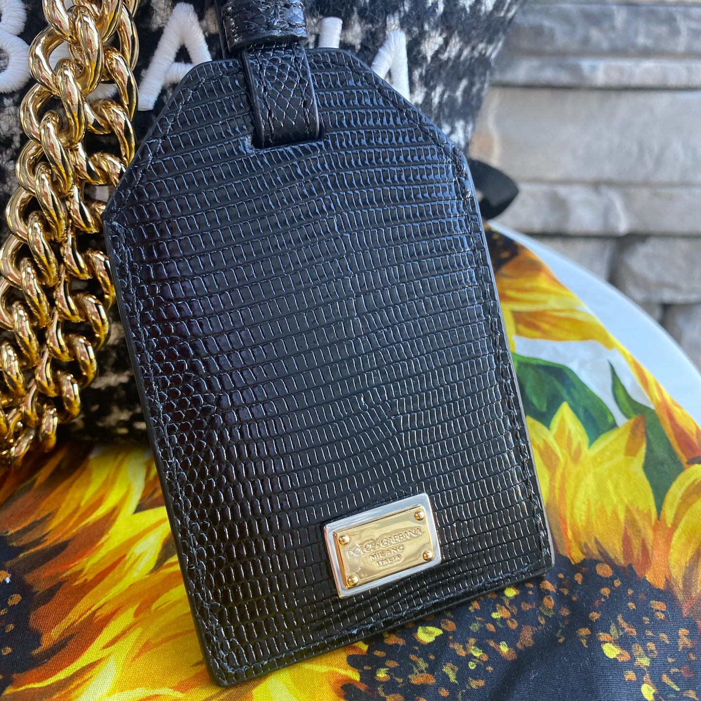 Dolce & Gabbana Small Tweed Capri Tote