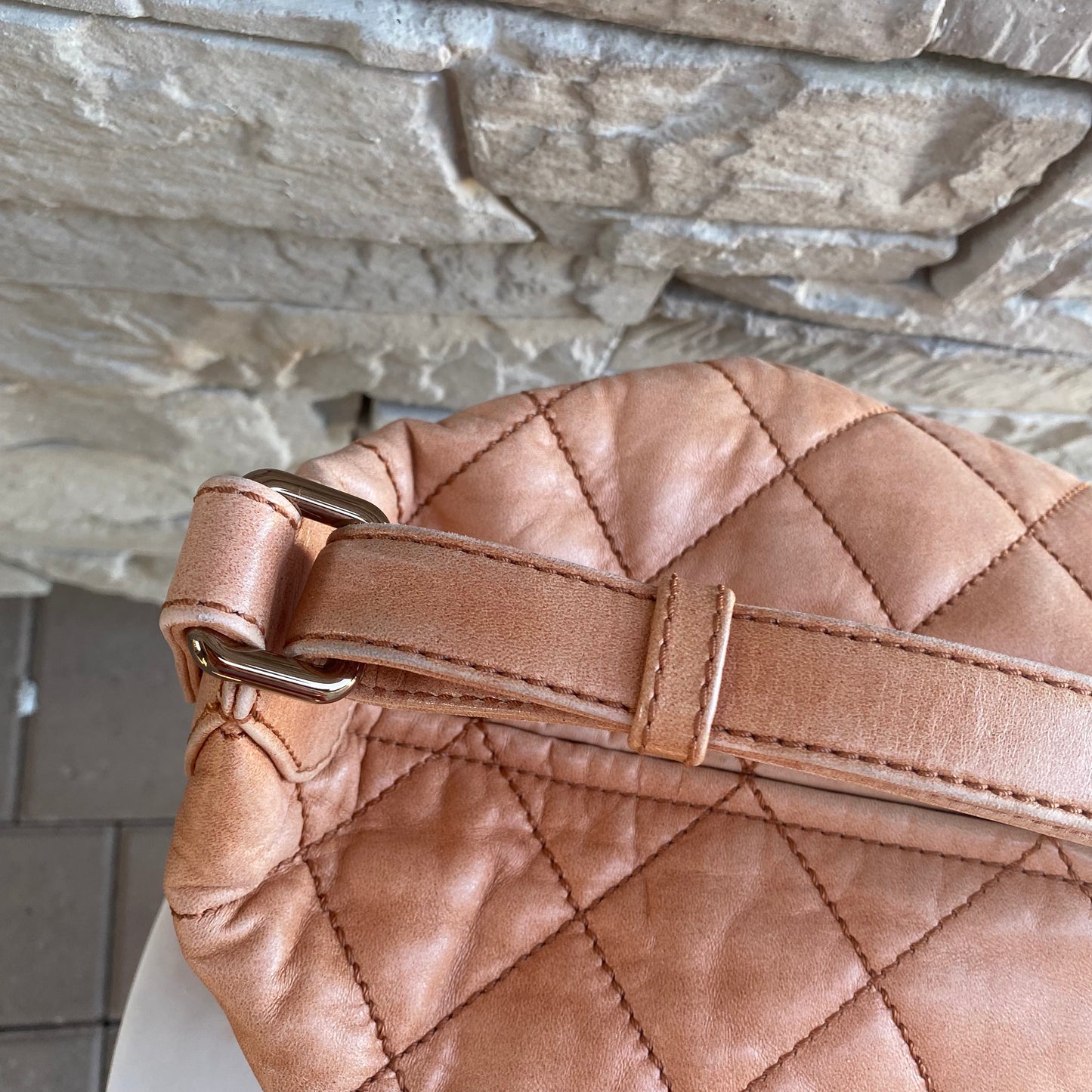 Chanel Cloudy Leather Hobo