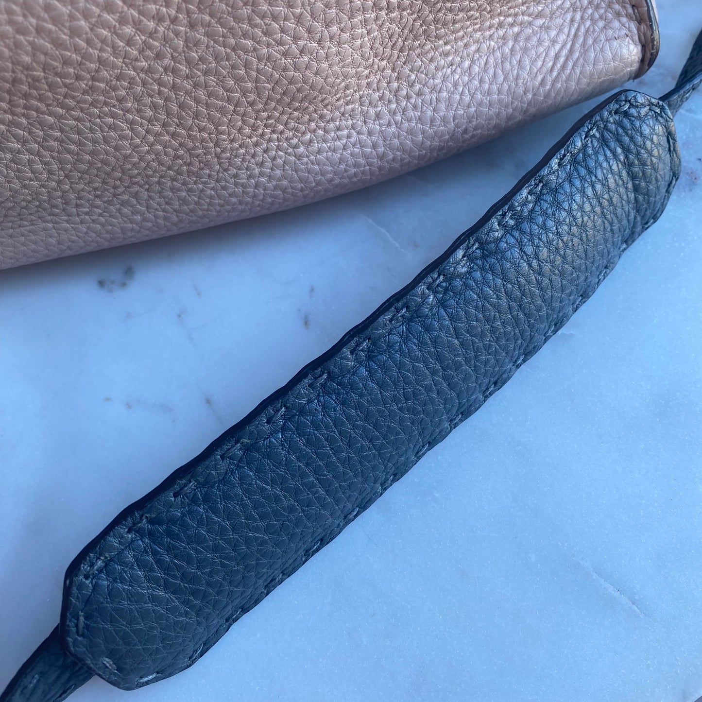 Fendi Selleria Leather Anna Bucket Bag