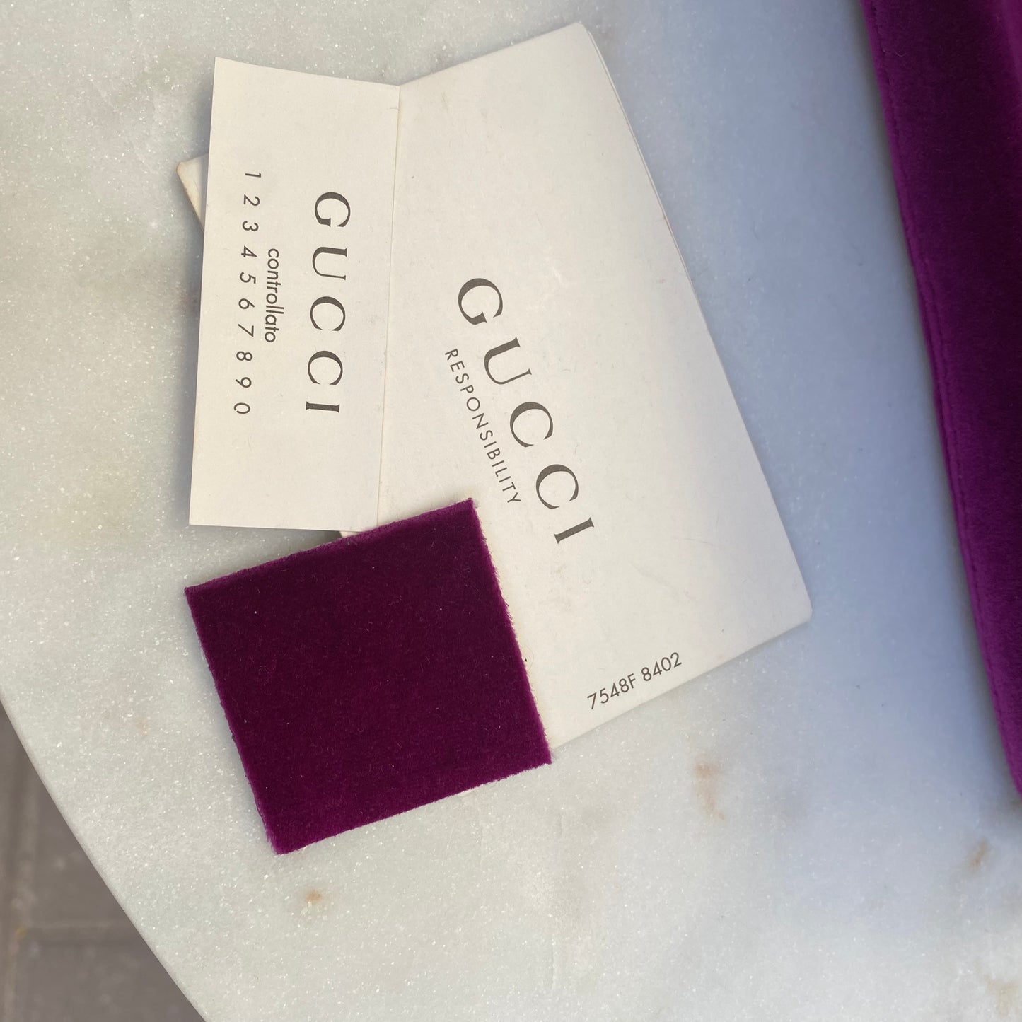 Gucci Velvet Matelasse Medium GG Marmont Shoulder Bag