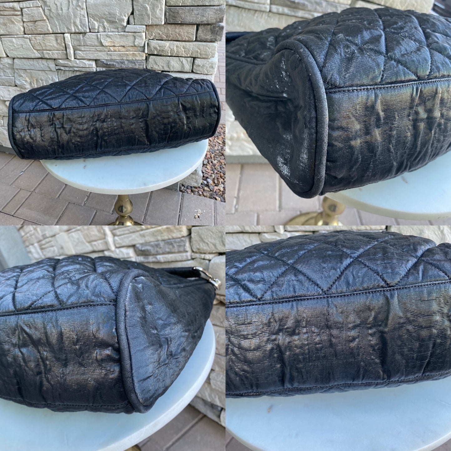 Chanel Le Marais Coated Canvas Hobo