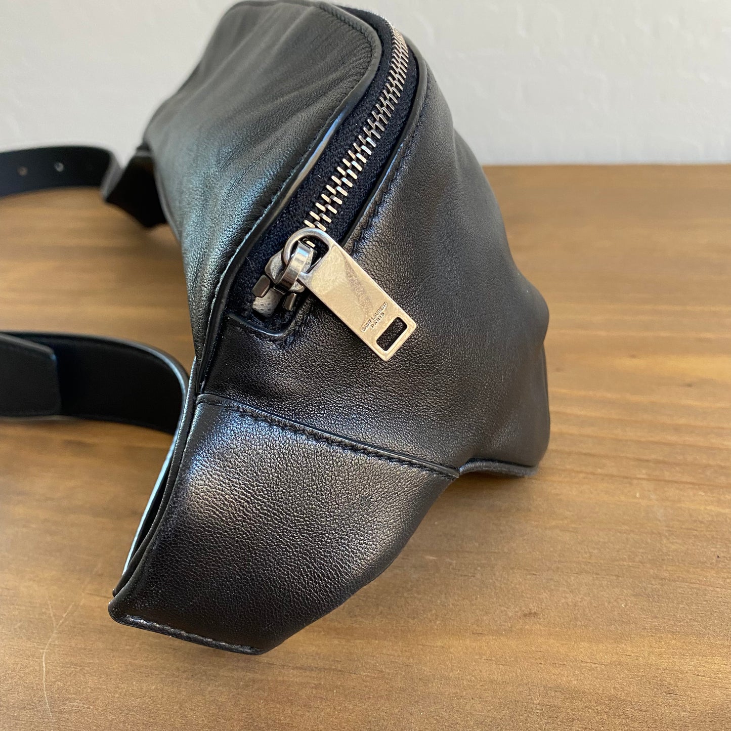 Saint Laurent Cassandre Classic Lambskin Belt Bag