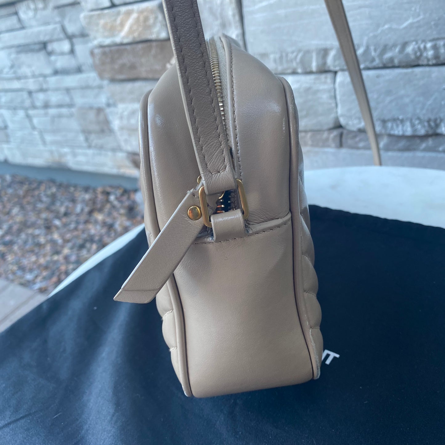 Saint Laurent Lou Matelassé Leather Camera Bag