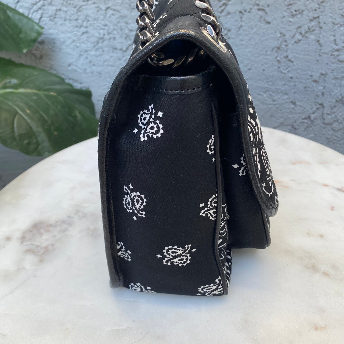 Saint Laurent Medium Chevron Bandana Niki