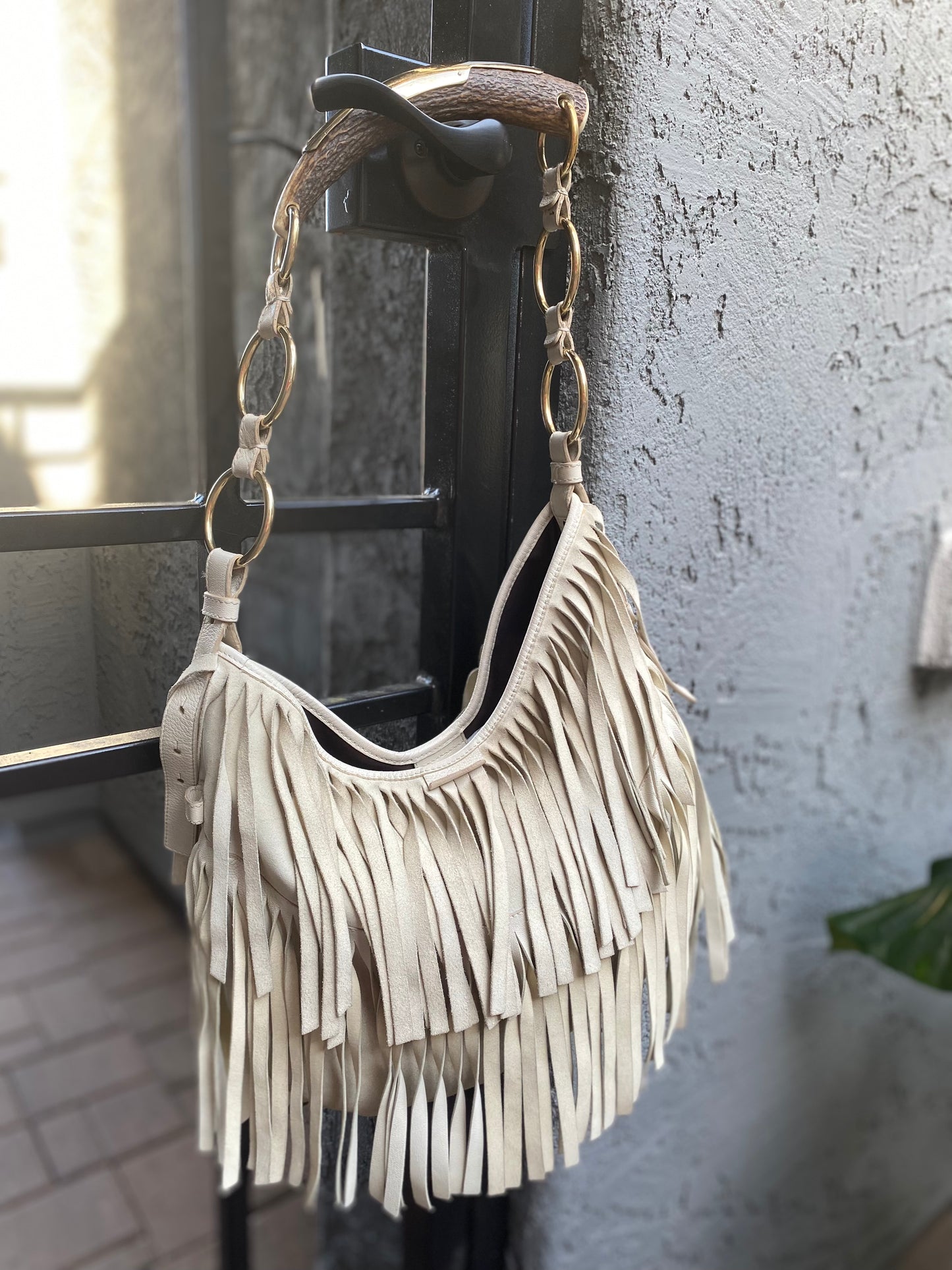 Yves Saint Laurent Vintage Mombasa Fringe Shoulder Bag