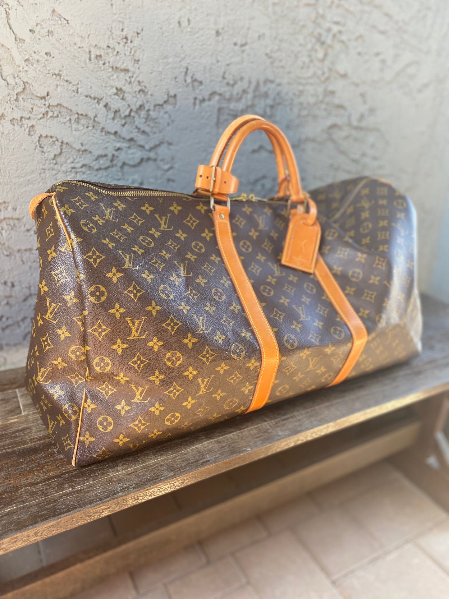 Louis Vuitton Monogram Keepall 60 Duffle