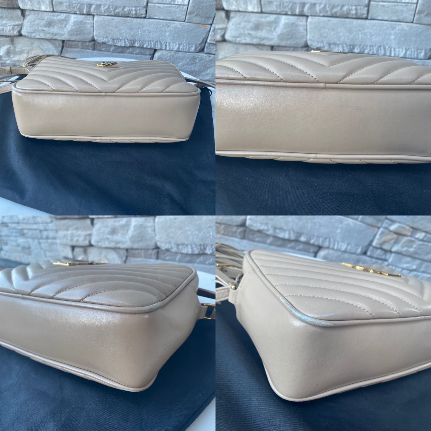 Saint Laurent Lou Matelassé Leather Camera Bag