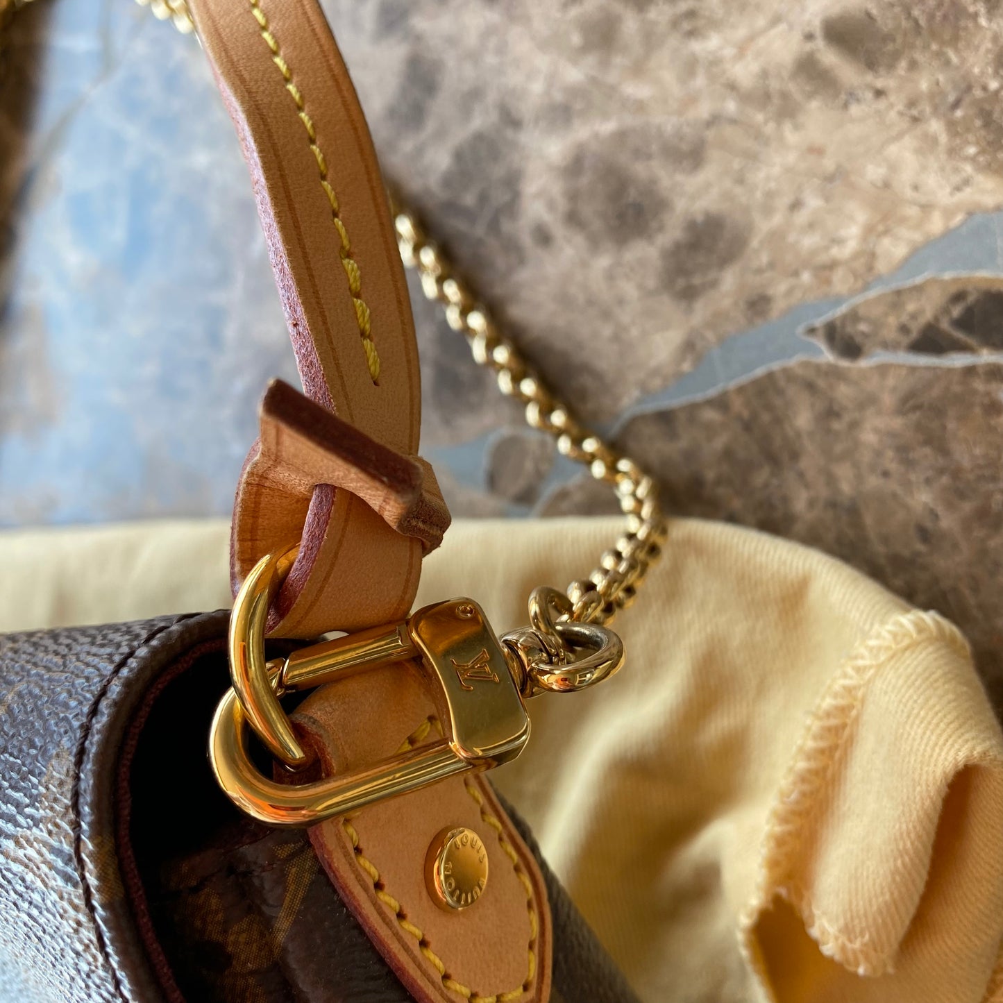 Louis Vuitton Monogram Favorite PM Clutch Crossbody
