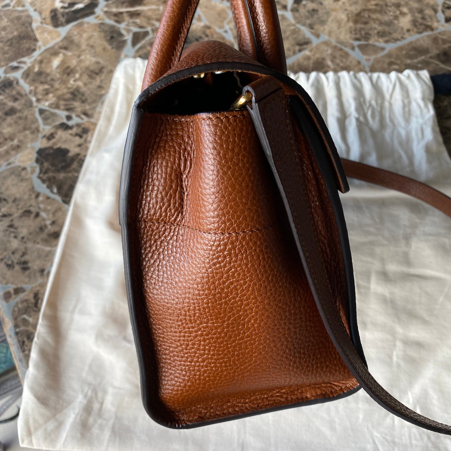 Mulberry Small Bayswater Grained Leather Tote