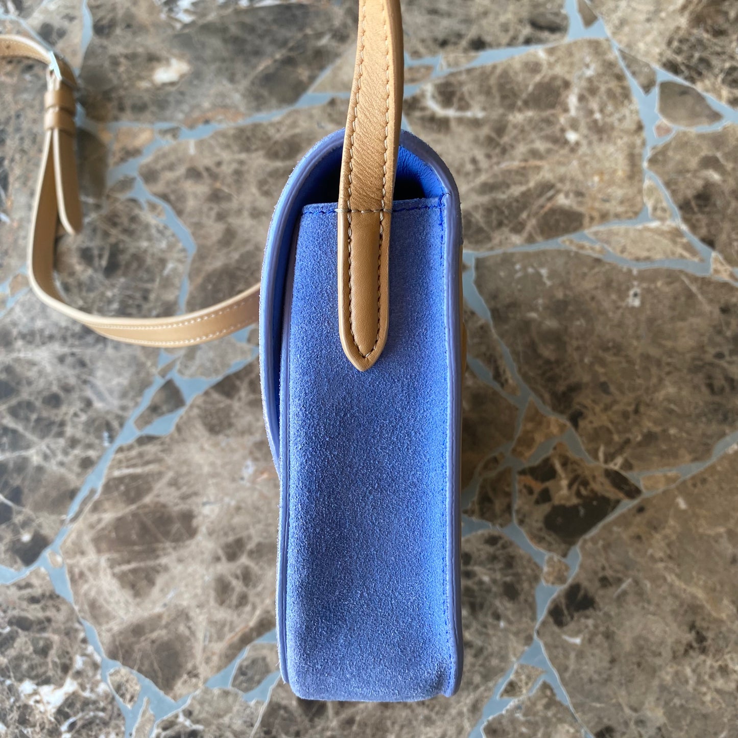 Celine Trotteur Suede Leather Crossbody