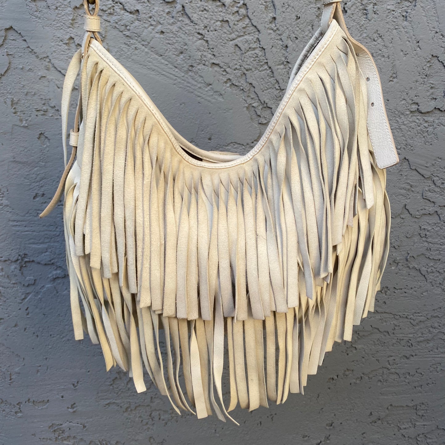 Yves Saint Laurent Vintage Mombasa Fringe Shoulder Bag