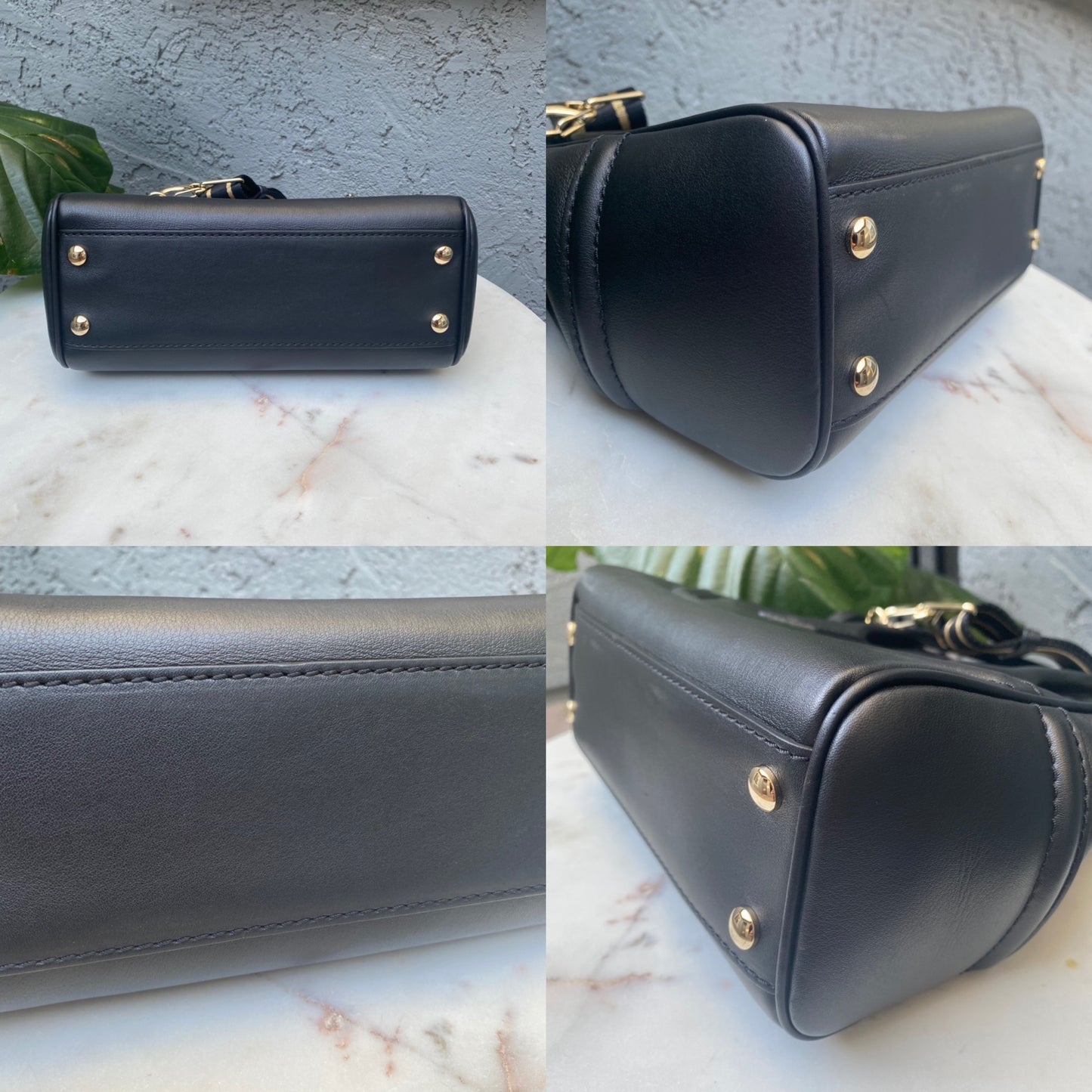 Versace Medium Palazzo Empire Leather Satchel