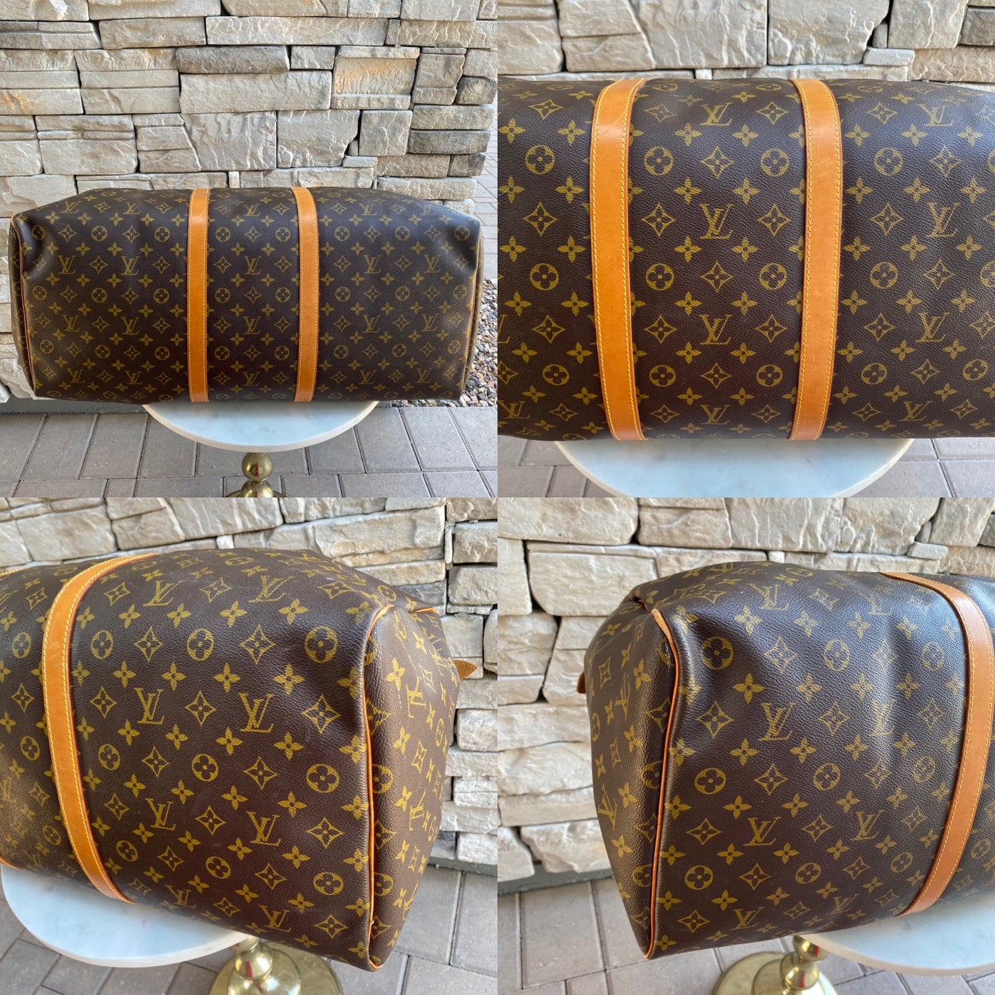 Louis Vuitton Monogram Keepall 60 Duffle