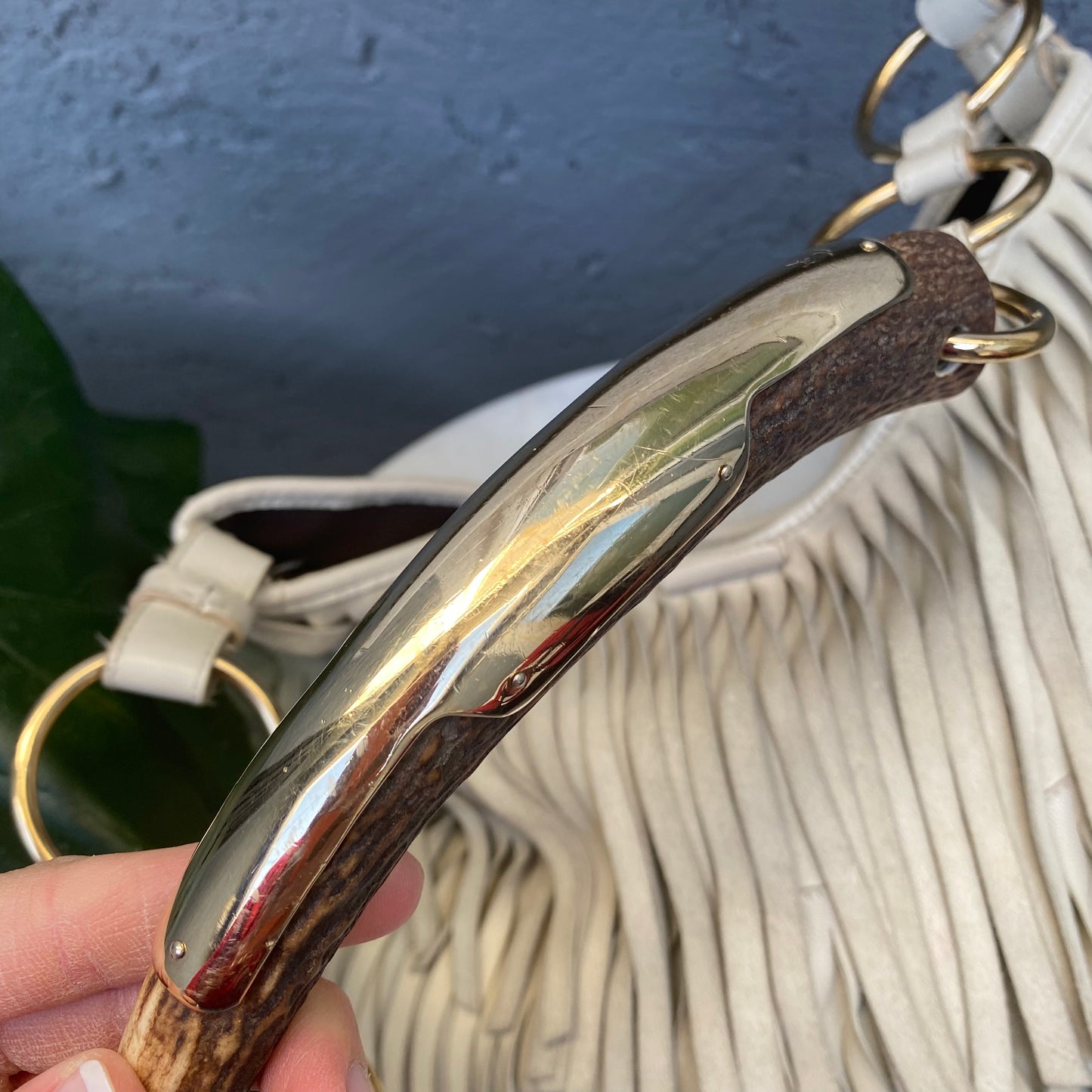Yves Saint Laurent Vintage Mombasa Fringe Shoulder Bag