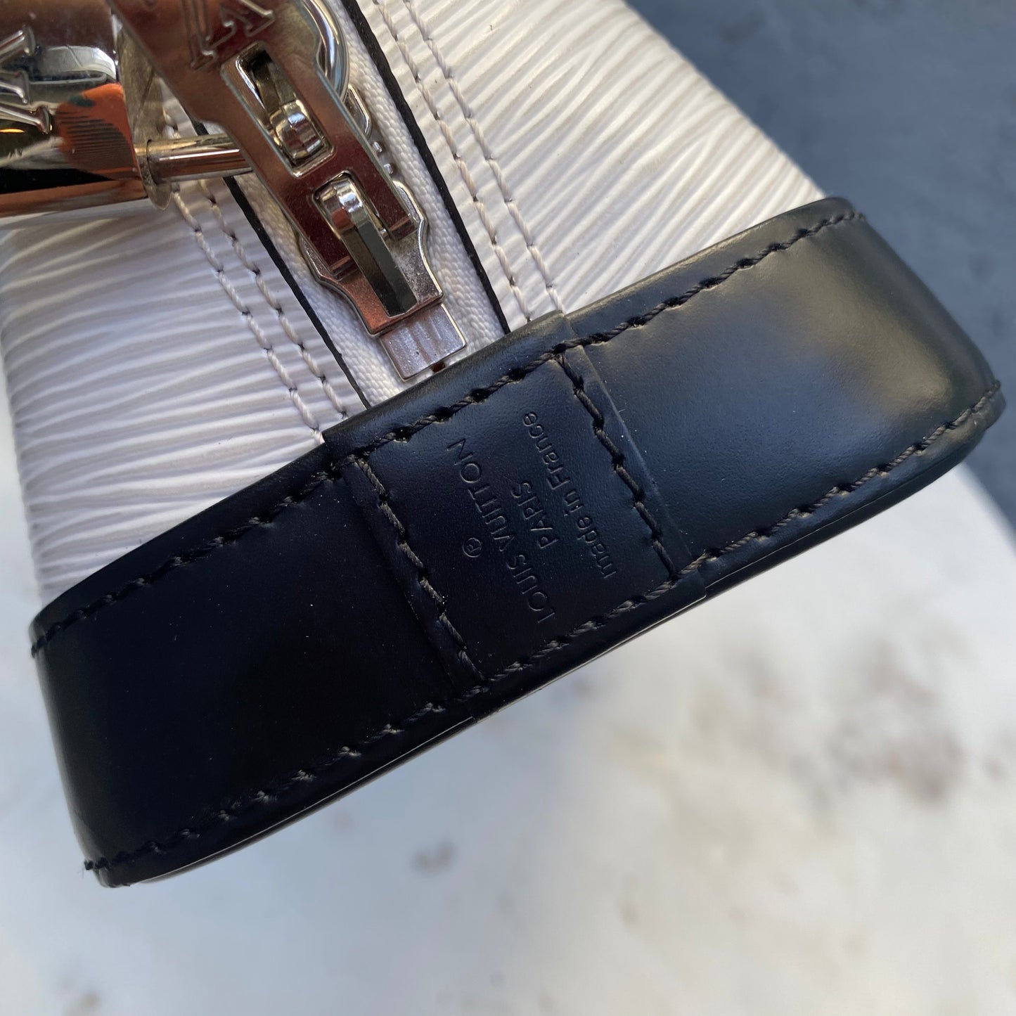 Louis Vuitton Epi Stripe Alma BB