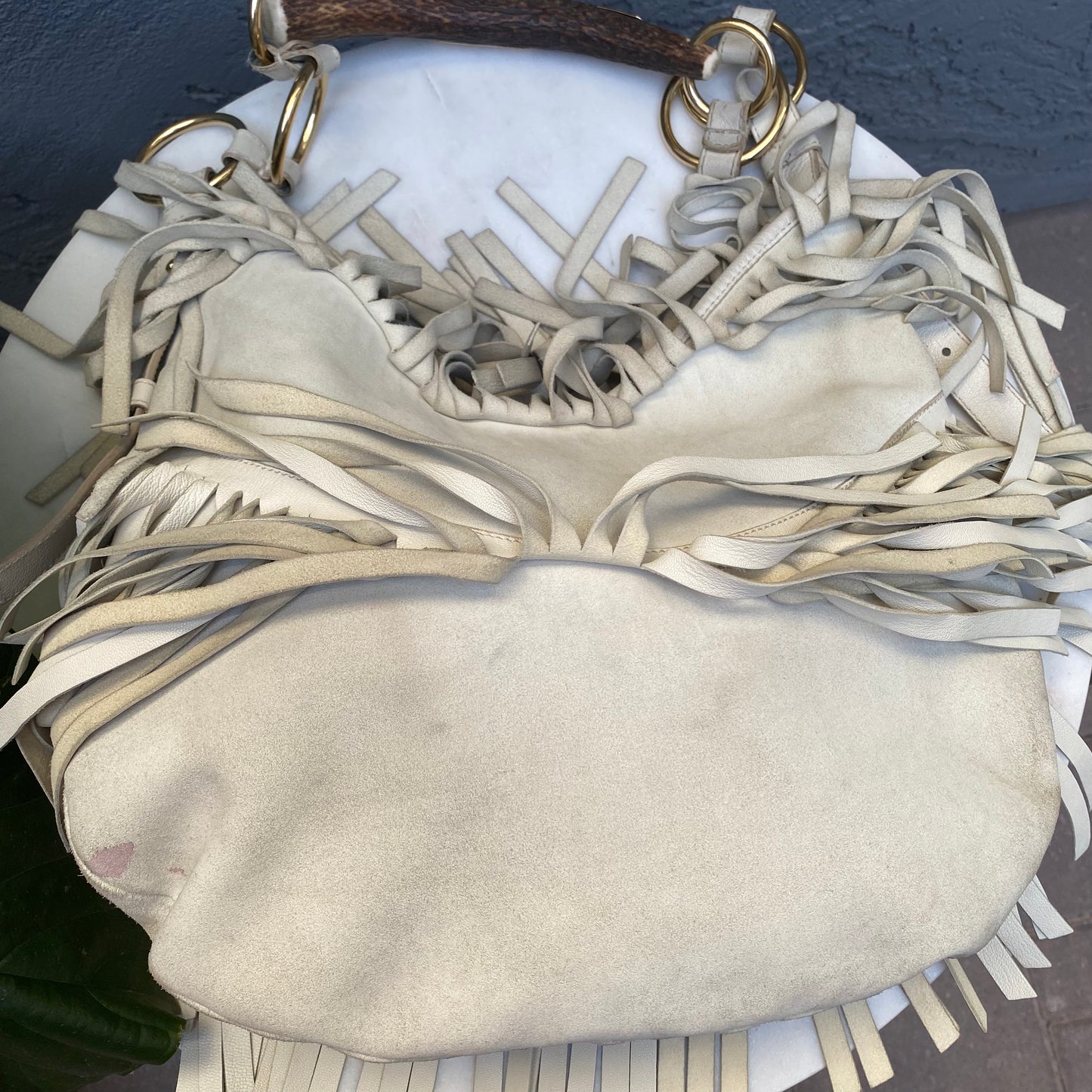 Yves Saint Laurent Vintage Mombasa Fringe Shoulder Bag