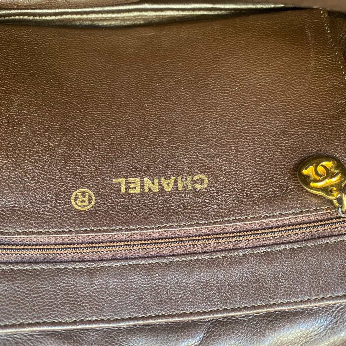 Chanel Lambskin Double Pocket Vintage Camera Bag