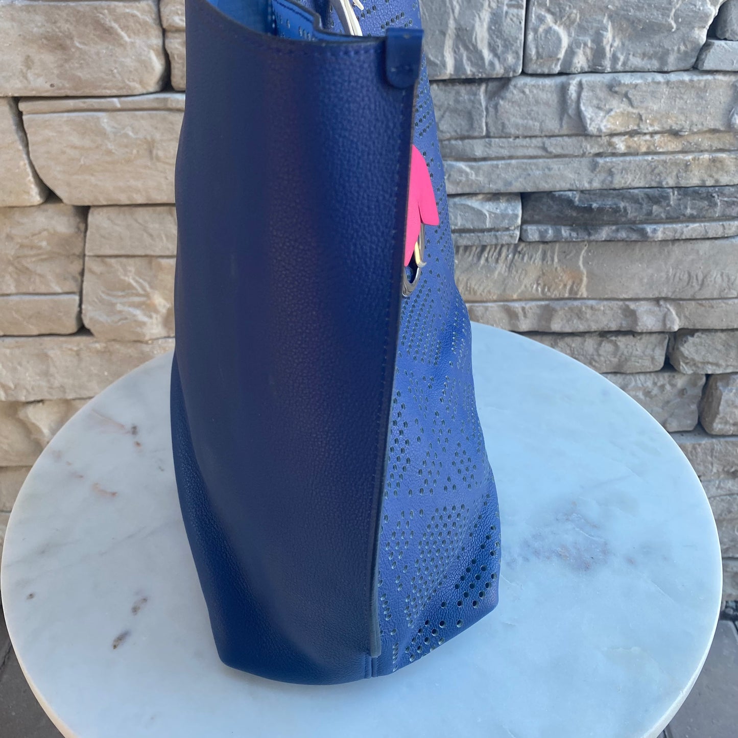 Christian Dior Cannage Perforated Dioriva Shopping Tote