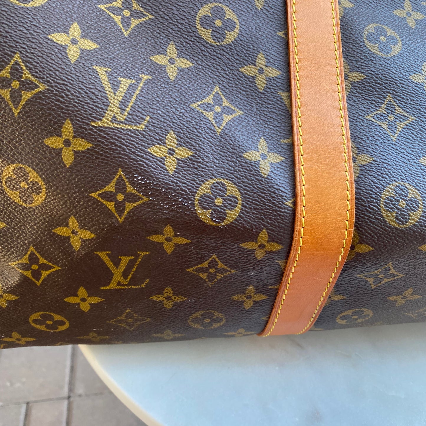 Louis Vuitton Monogram Keepall 60 Duffle