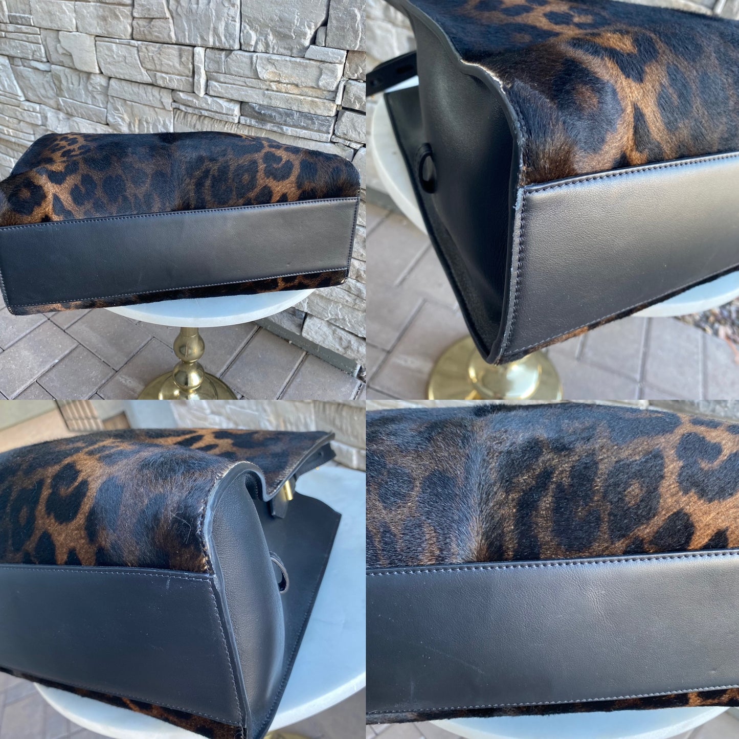 Tom Ford Rialto Leopard Top Handle Tote