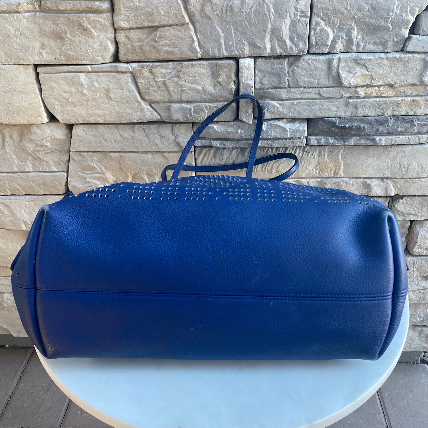 Christian Dior Cannage Perforated Dioriva Shopping Tote