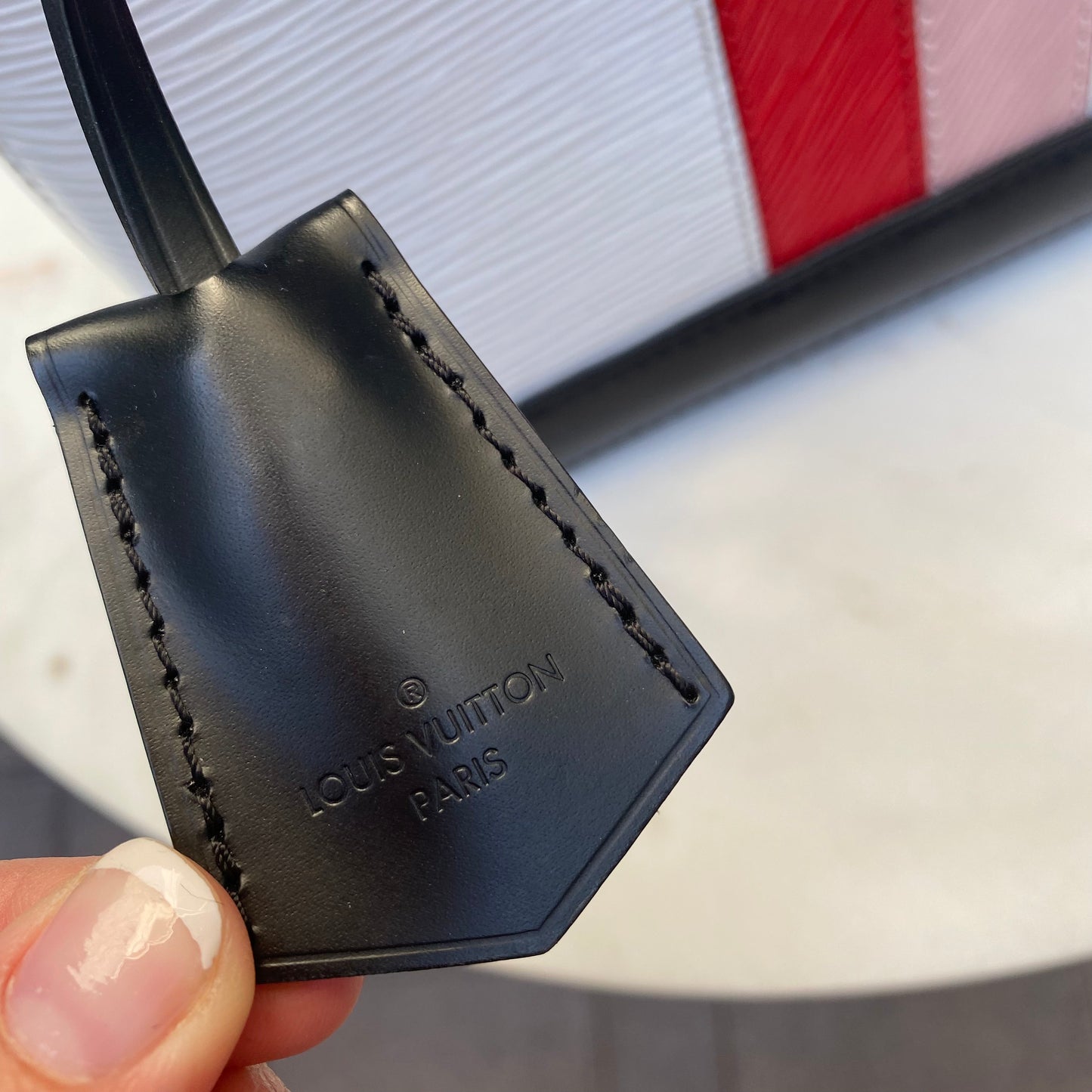 Louis Vuitton Epi Stripe Alma BB