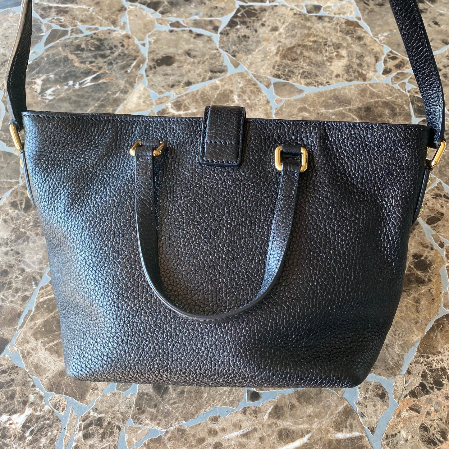 Dolce & Gabbana Convertible Small Flower Lock Tote