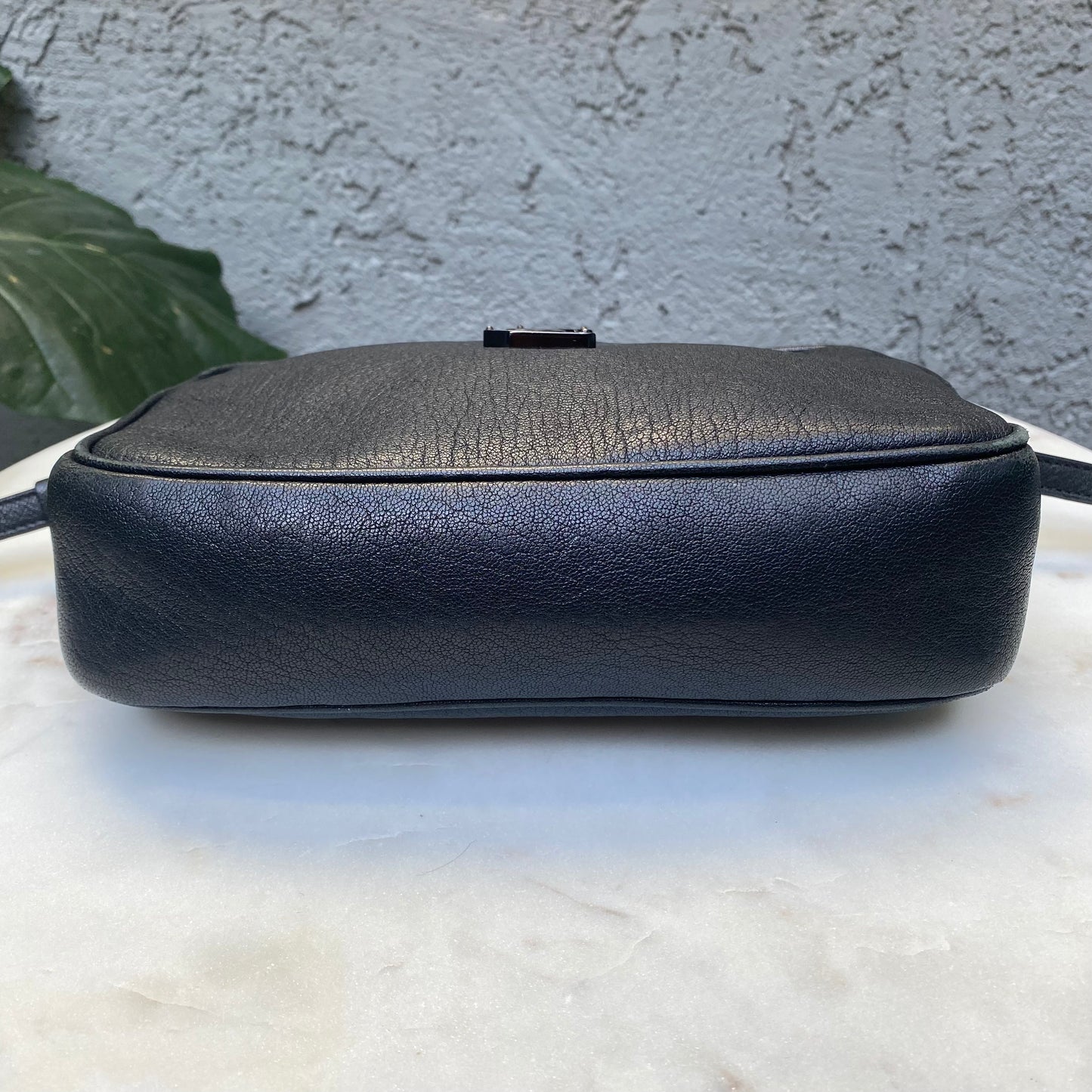 Saint Laurent Lambskin Monogram Small Lou Camera Bag