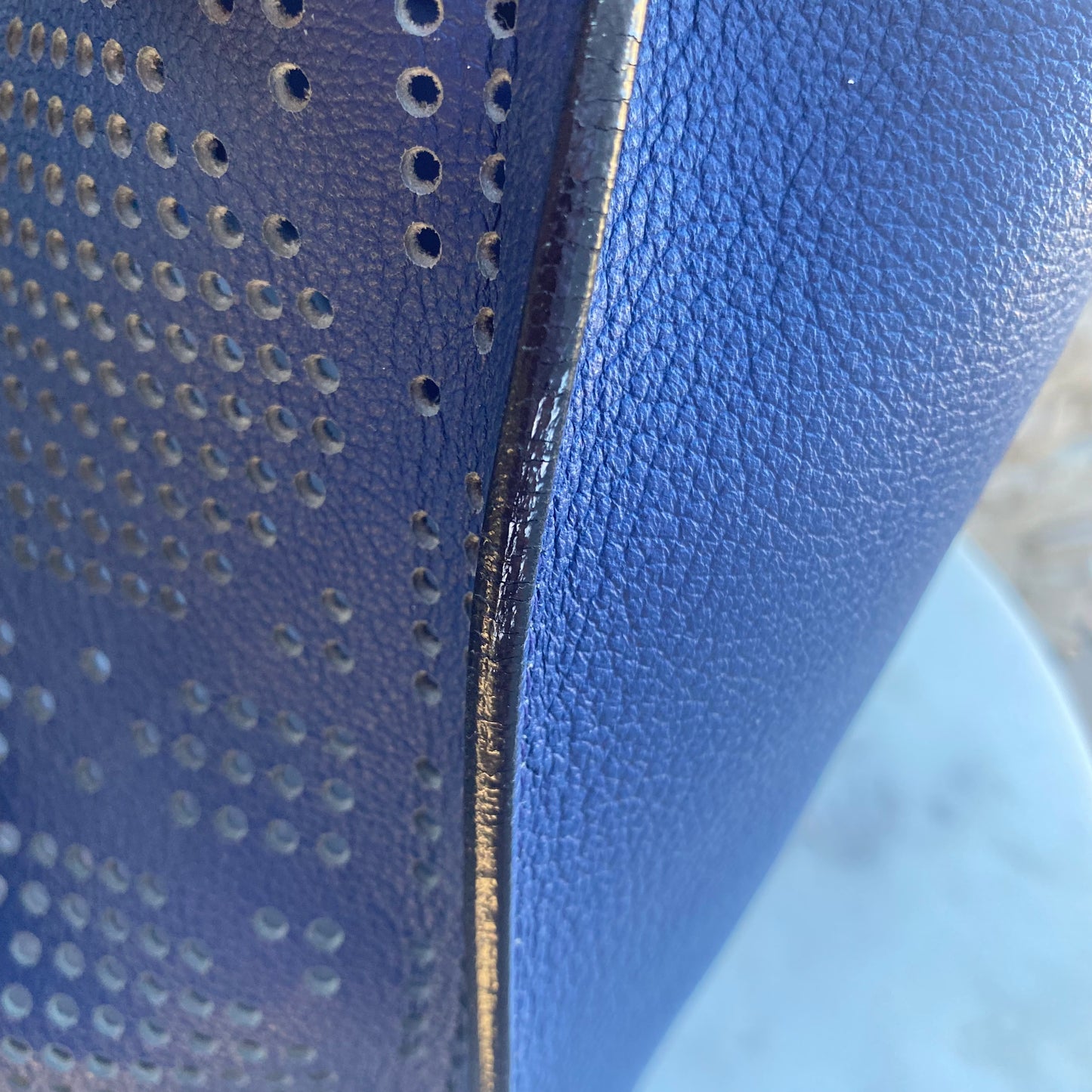 Christian Dior Cannage Perforated Dioriva Shopping Tote