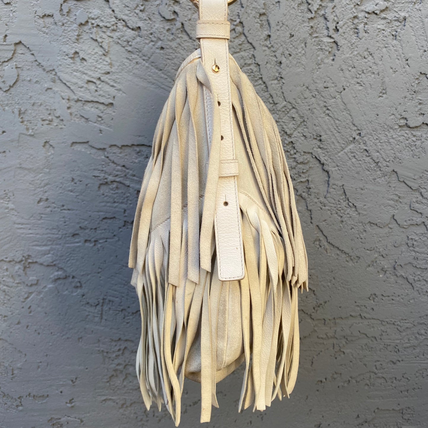 Yves Saint Laurent Vintage Mombasa Fringe Shoulder Bag