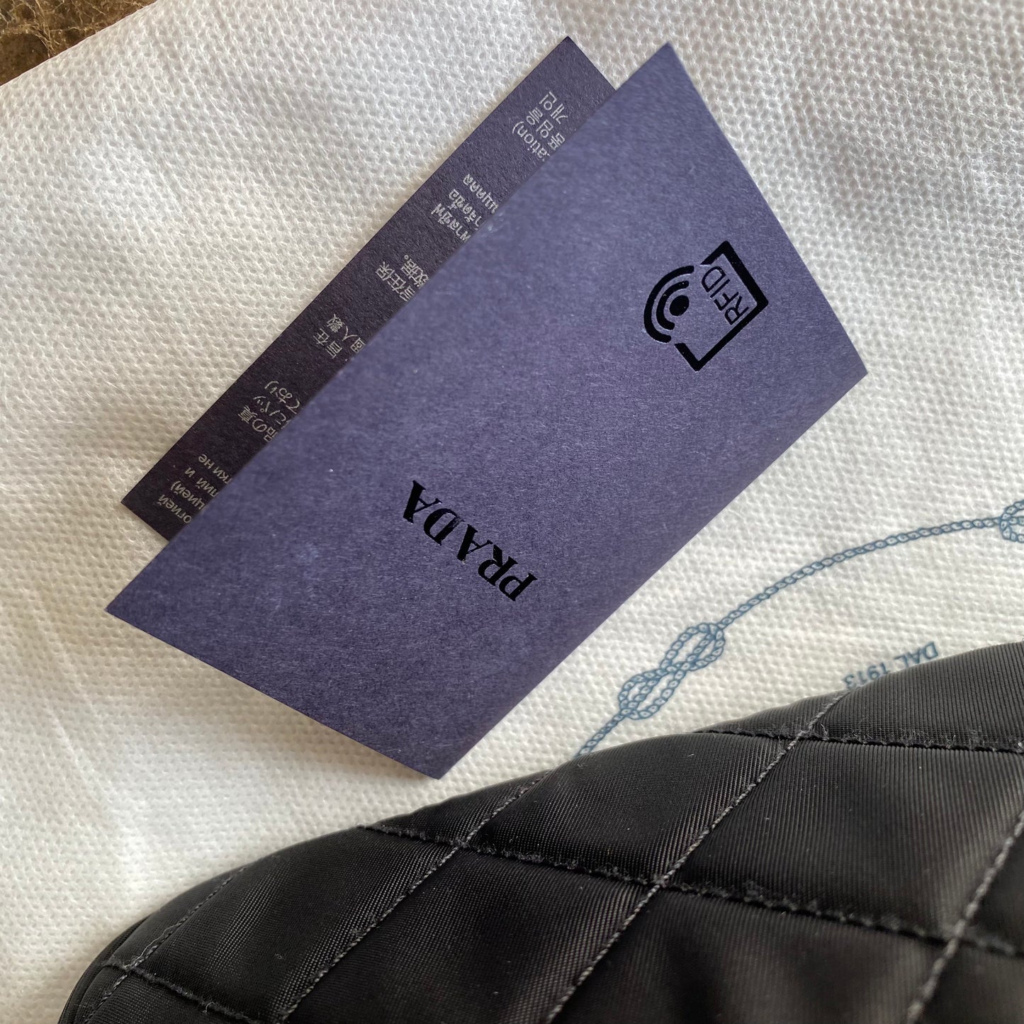 Prada Nylon Quilted Convertible Chain Crossbody