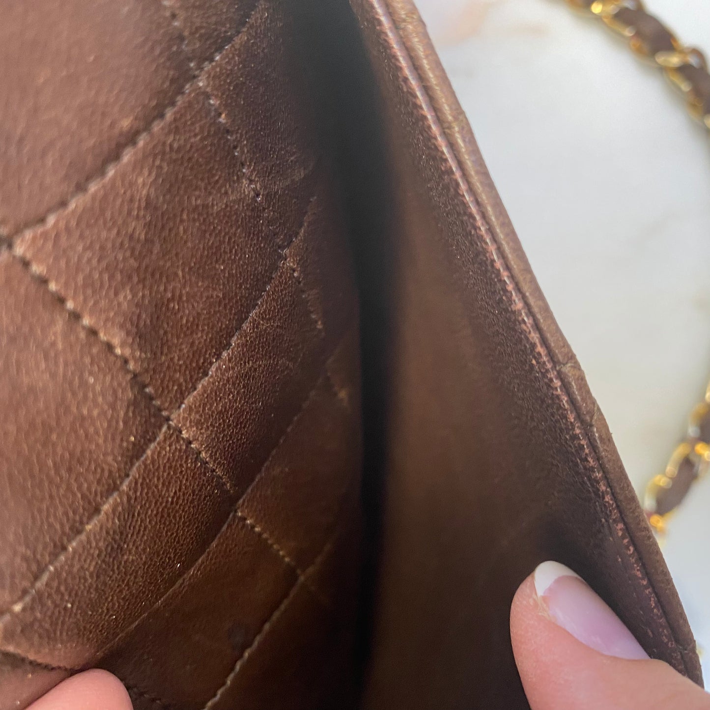 Chanel Lambskin Double Pocket Vintage Camera Bag