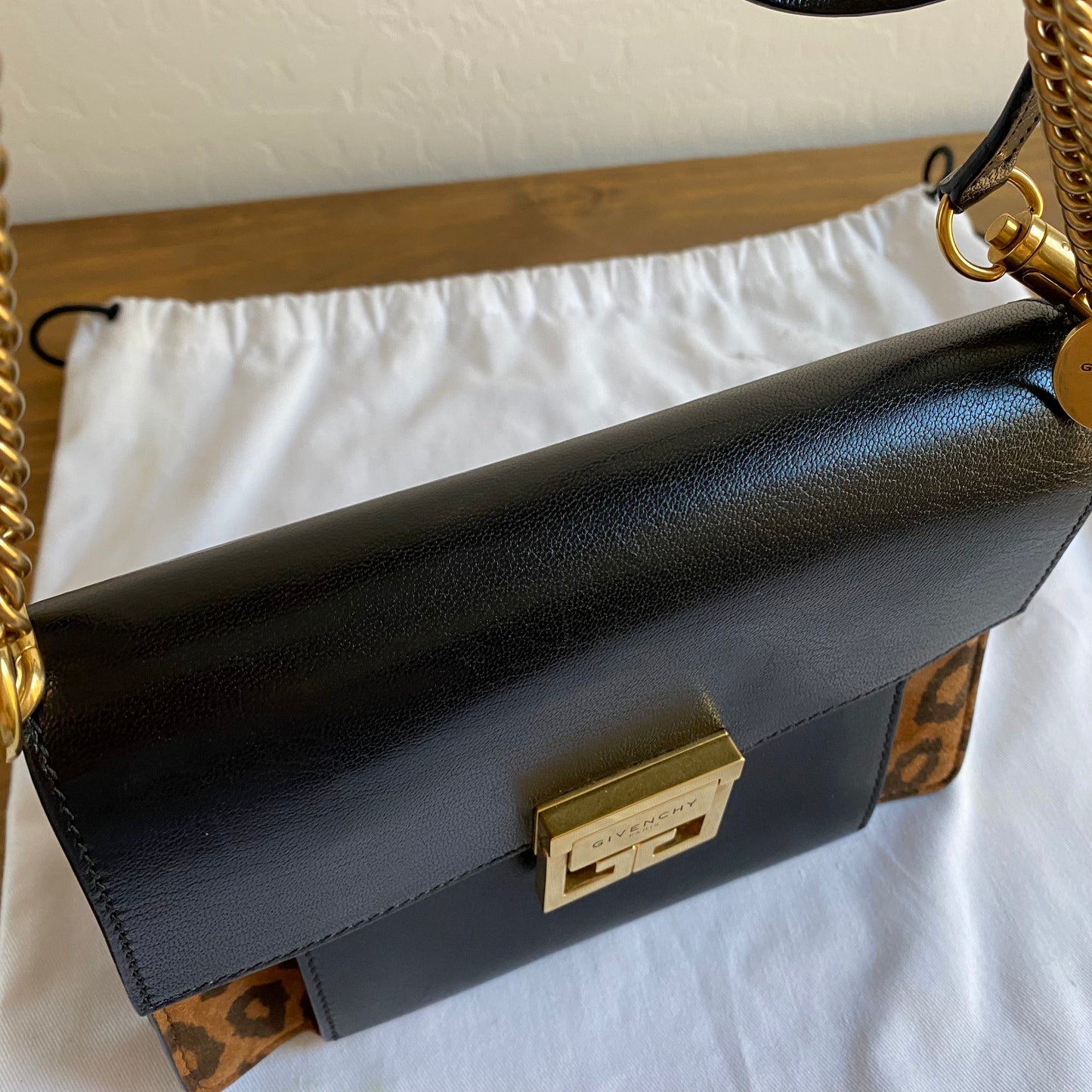 Givenchy GV3 Leopard Crossbody