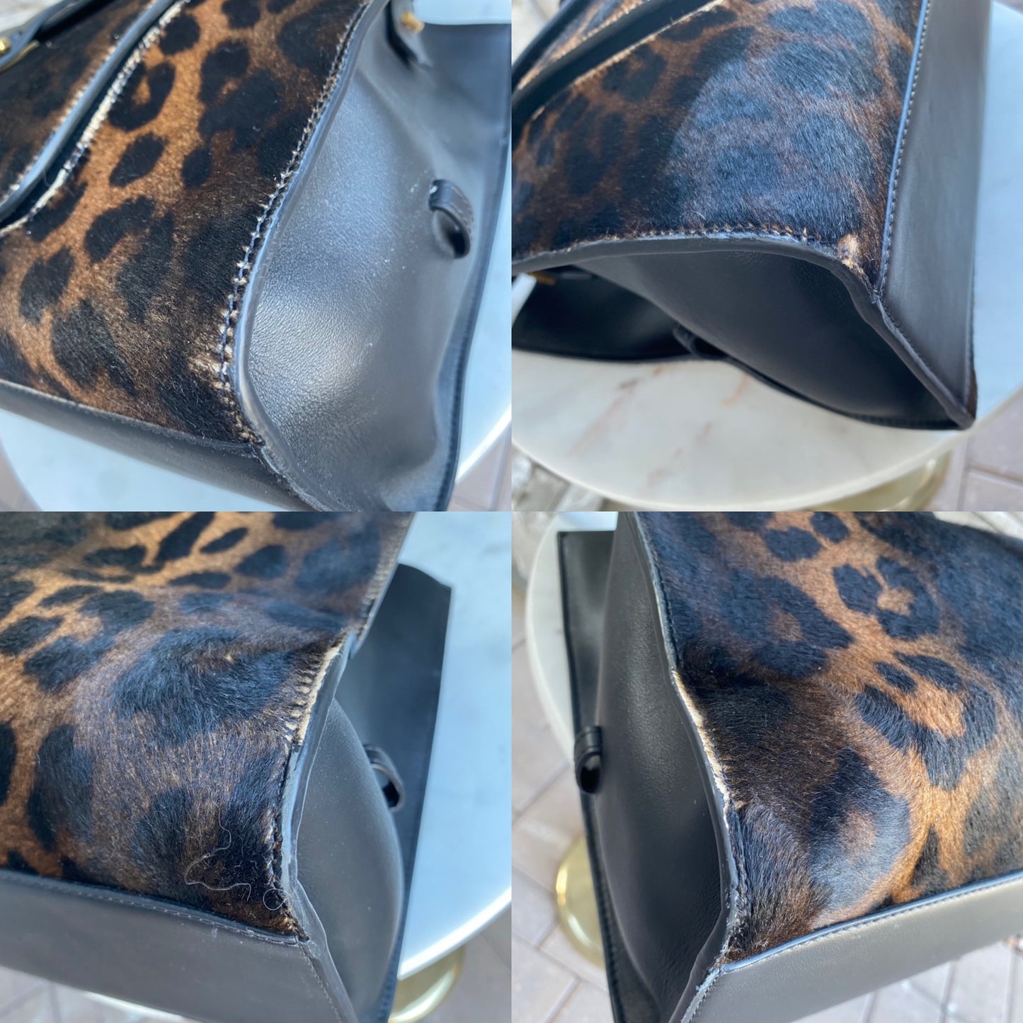 Tom Ford Rialto Leopard Top Handle Tote