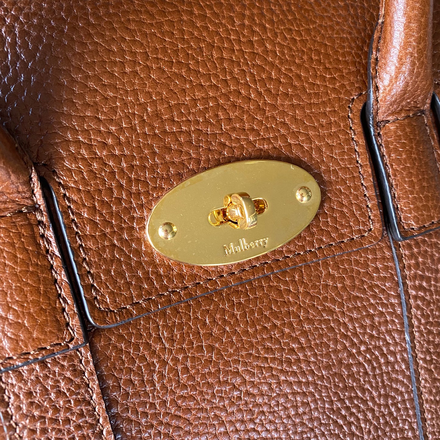 Mulberry Small Bayswater Grained Leather Tote