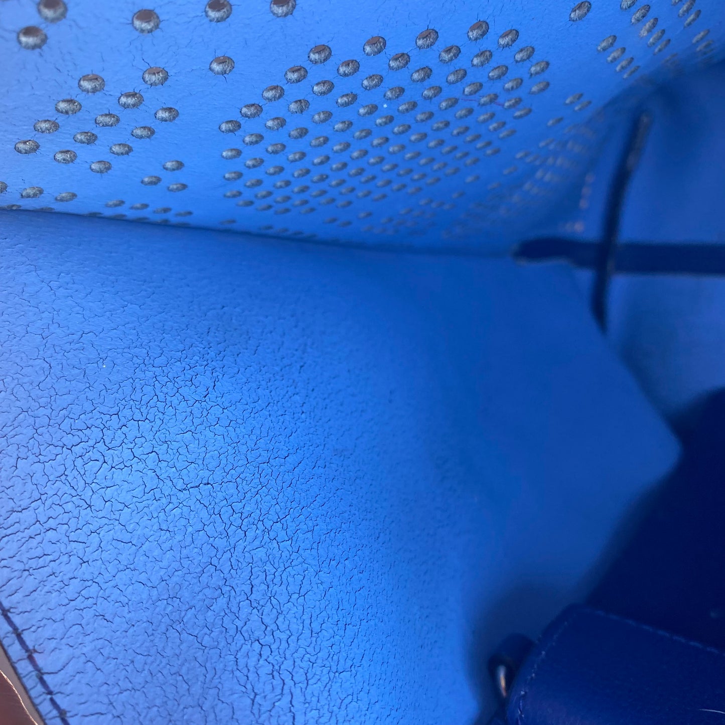 Christian Dior Cannage Perforated Dioriva Shopping Tote