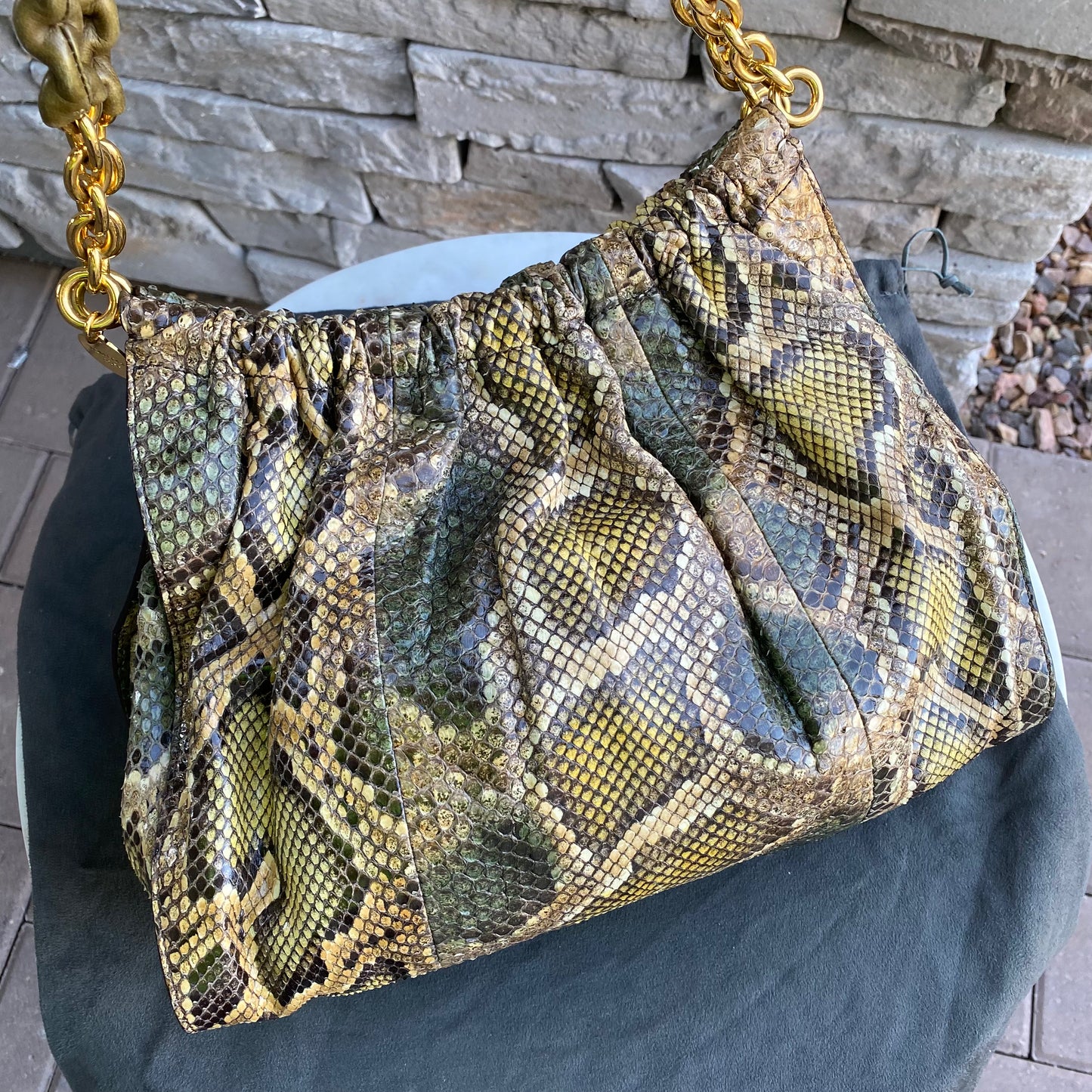 Tom Ford Python Carine Shoulder Bag