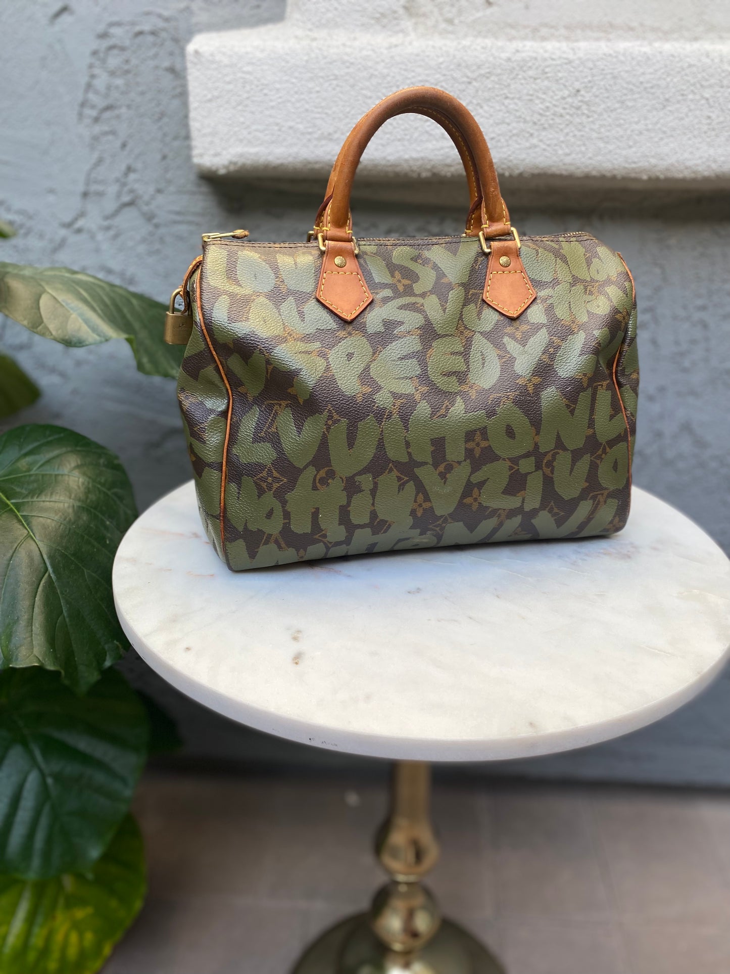 Louis Vuitton Graffiti Monogram Speedy 30