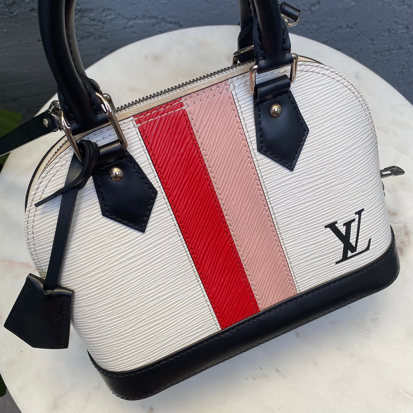 Louis Vuitton Epi Stripe Alma BB
