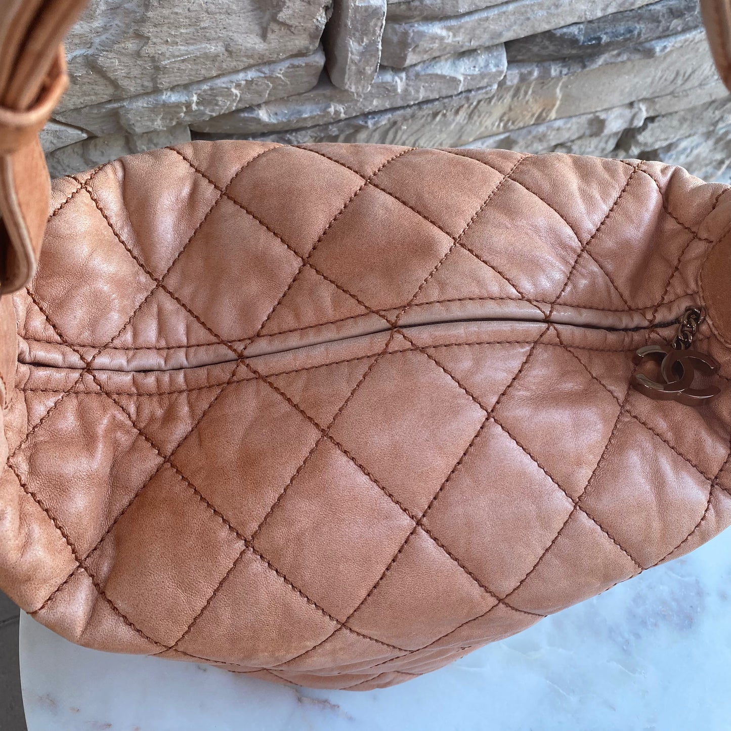 Chanel Cloudy Leather Hobo